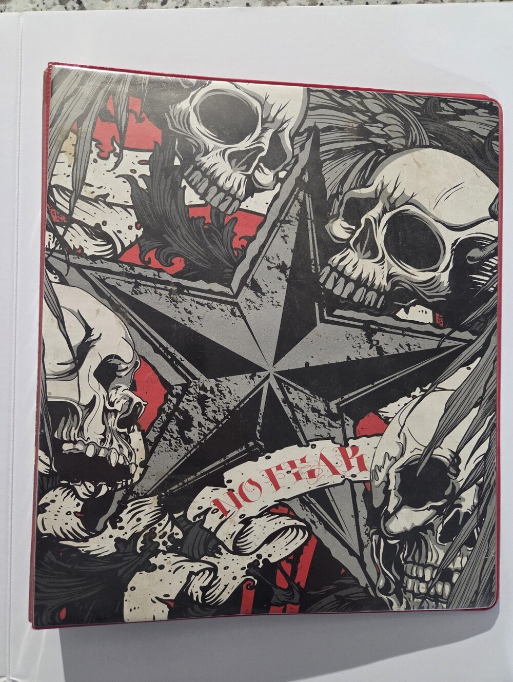(5/$25) Vintage 90s No Fear 3 Ring Binder